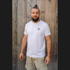 Tričko B. - Slim - White & Black