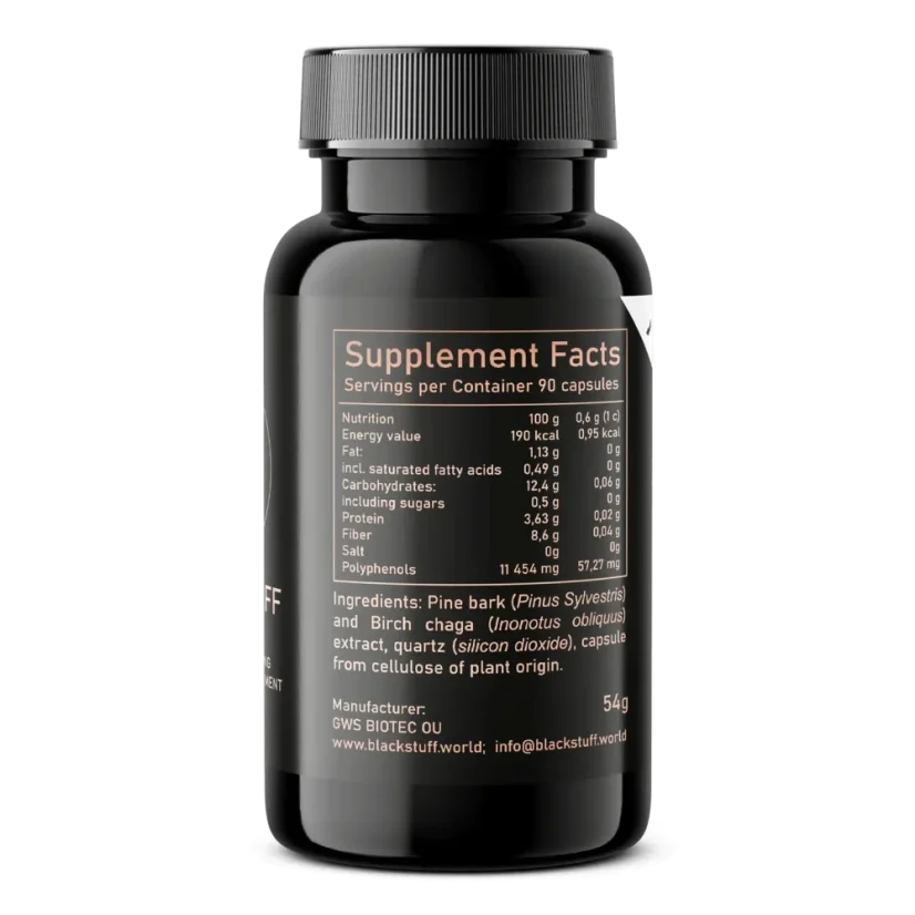 Black Stuff - Směs pro mikrobiom (90 kapslí)