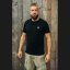 Tričko B. - Slim - Black & White - Velikost: XL