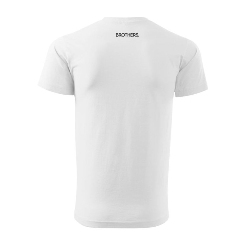 Tričko B. - Slim - White & Black - Velikost: 3XL