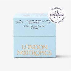 London Nootropics - Adaptogenní káva MUSH LOVE (12 x 3,3 g)