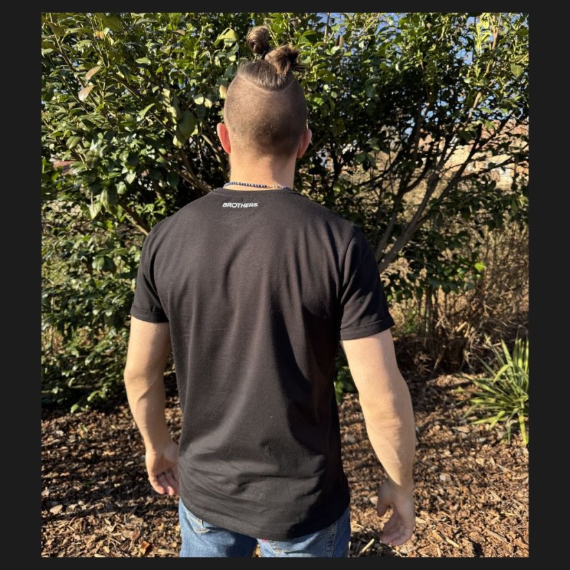 Tričko B. - Slim - Black & White