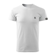 Tričko B. - Slim - White & Black