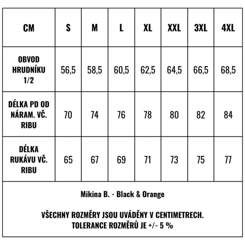 Mikina B. - Black & Orange