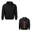 Mikina B. - Black & Orange - Velikost: 4XL