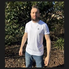 Tričko B. - Slim - White & Black